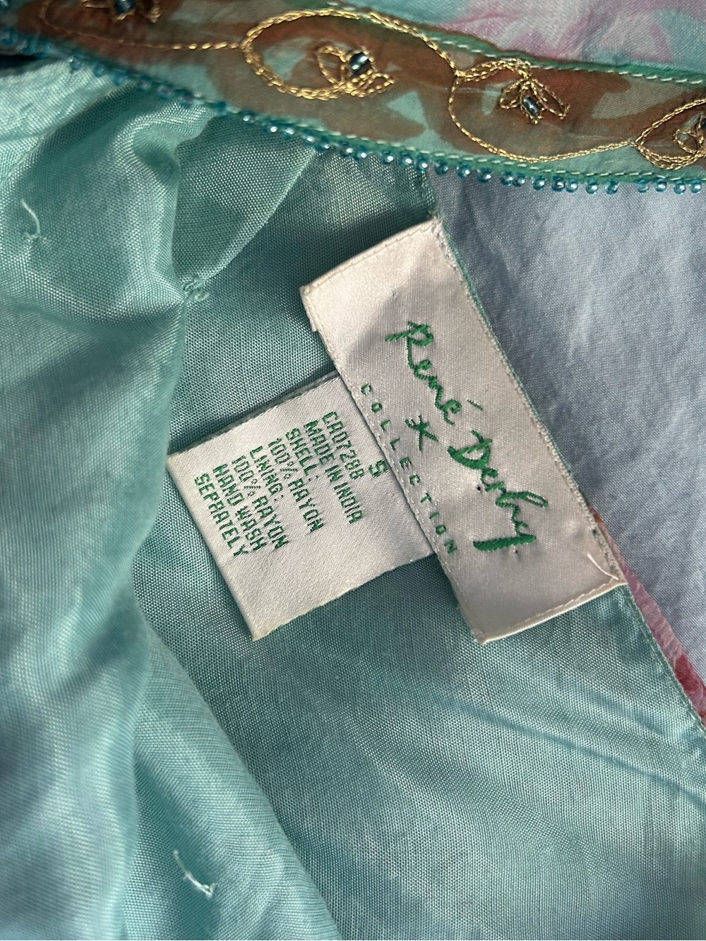 VINTAGE RARE Rene Derhy Fairy Dress - Picture 4 of 9